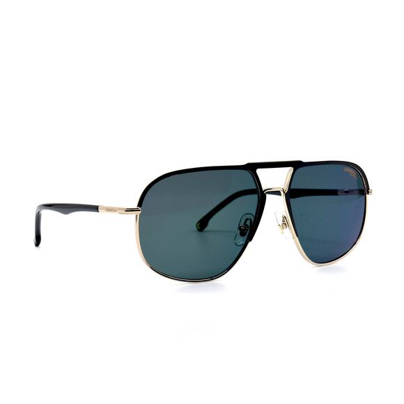 NEW CARRERA 1051318/S 2M2 BLACK GOLD GREY POLARIZED AUTHENTIC SUNGLASSES - Picture 1 of 12